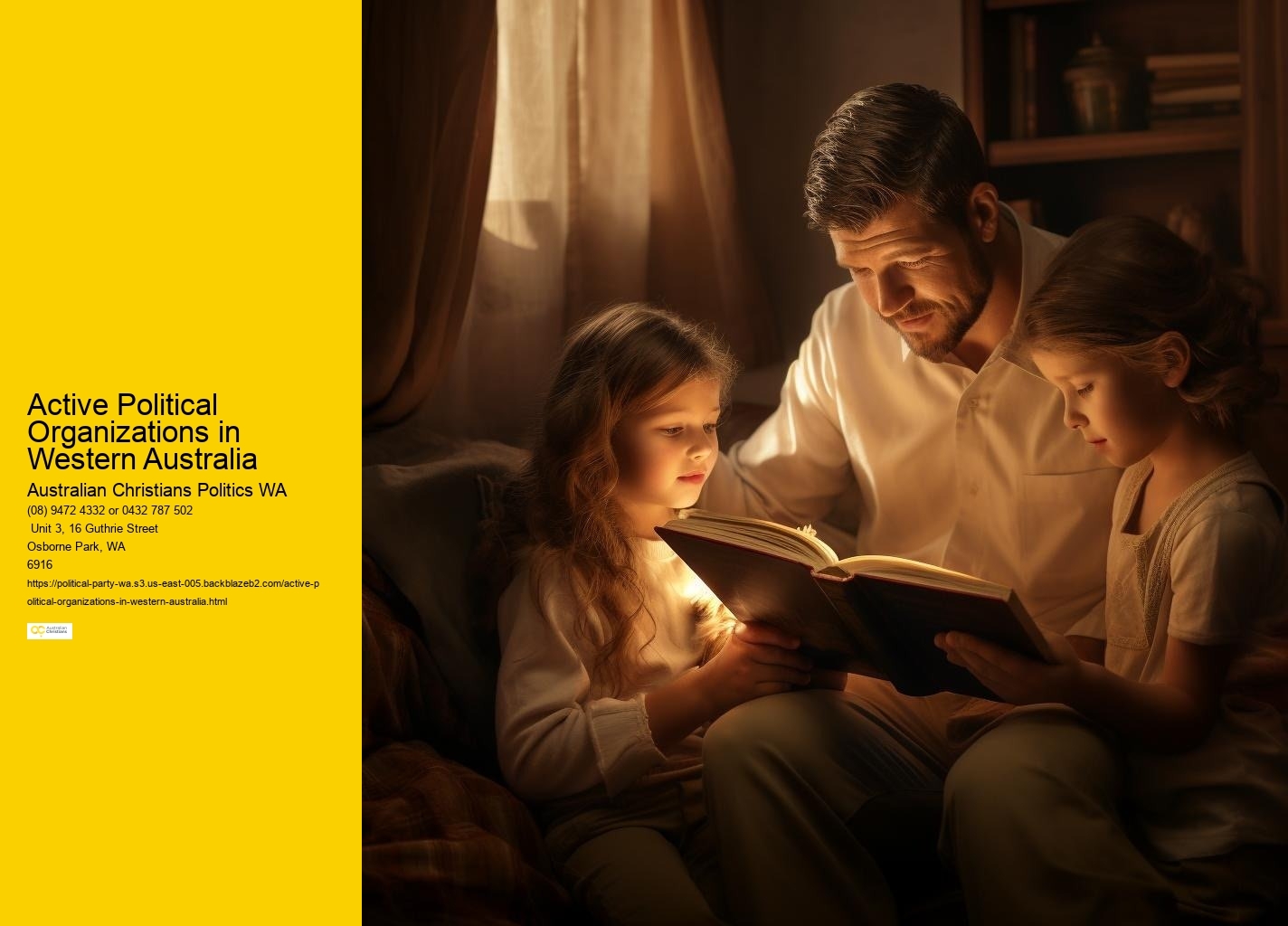 Active Political Organizations in Western Australia