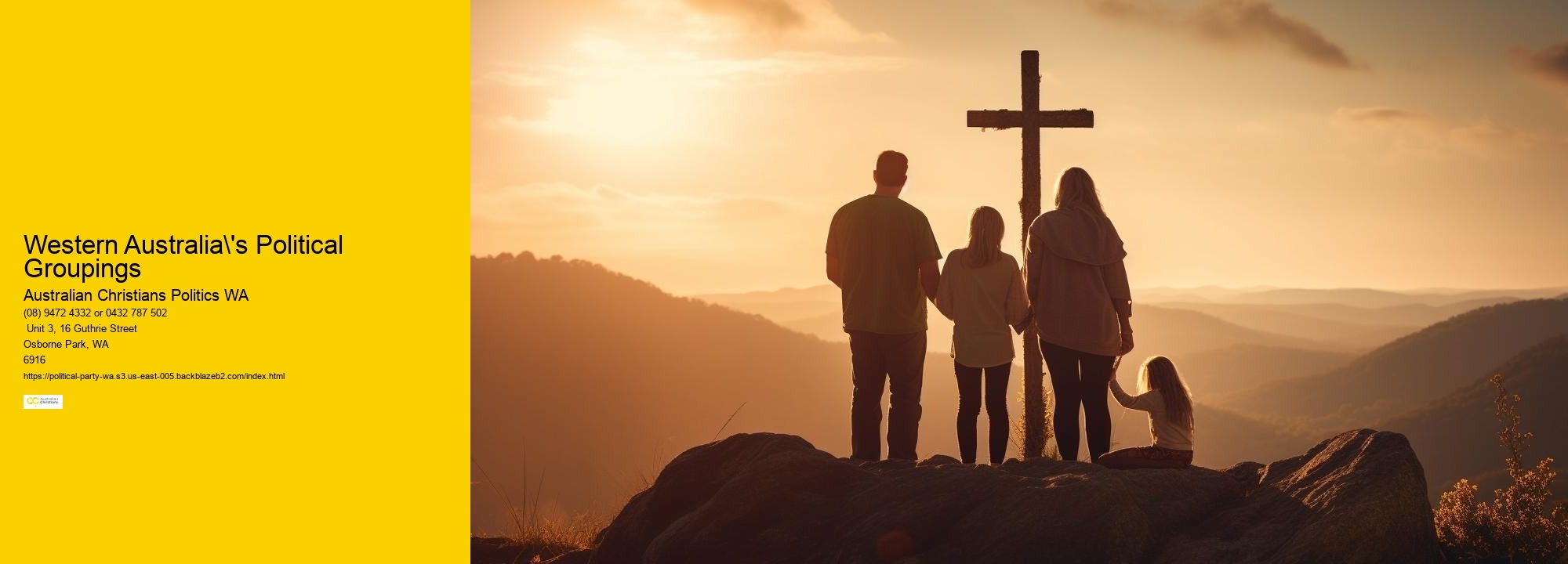 Public Opinion on WA Political Parties