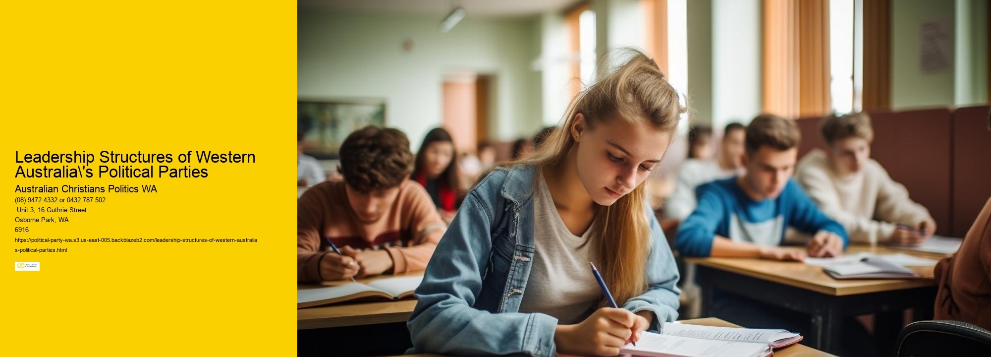 The Rise of New Political Parties in WA